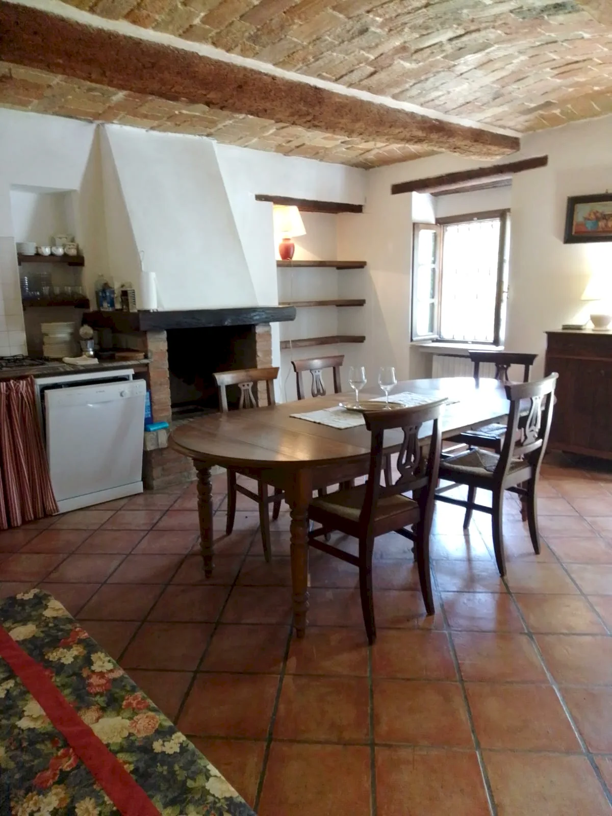 Vaulted shared communal kitchen on the ground floor